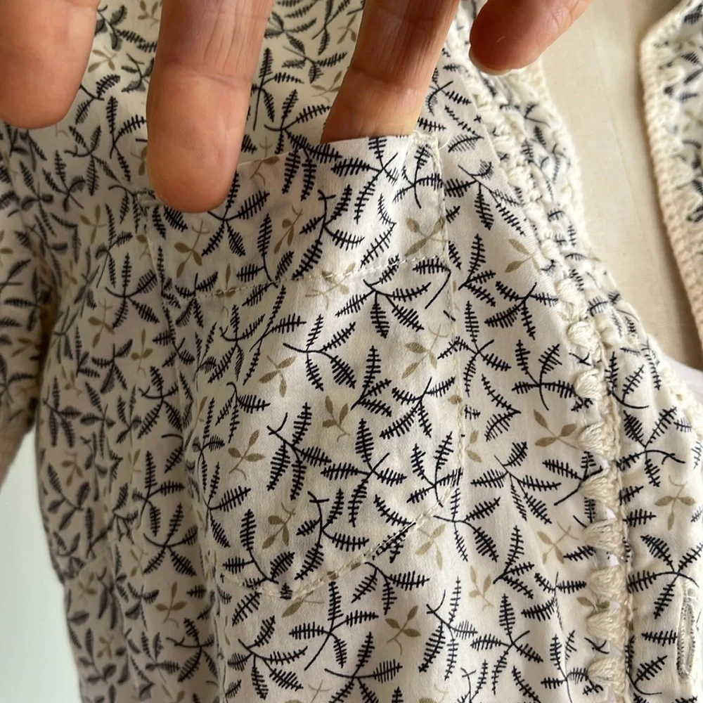 J.Jill Patterned Short Sleeve Shirt - Picture 8 of 12